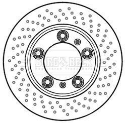 BORG & BECK Тормозной диск BBD6002S